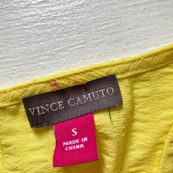 Vince Camuto Yellow Blouse - Picture 3 of 7